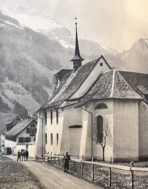 Ein Bild vom Frauenkloster Muotathal aus 1941